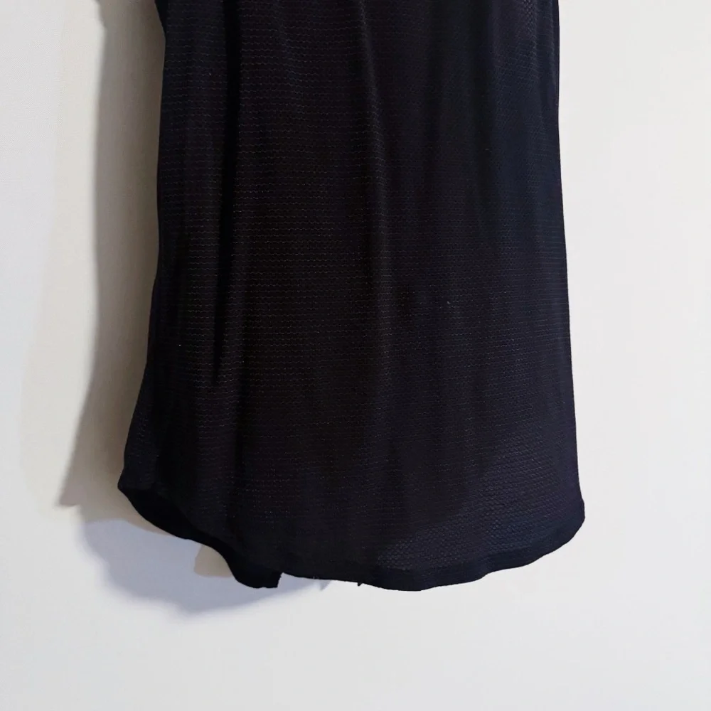 Lululemon - Black Mesh Keyhole Back Tank Top